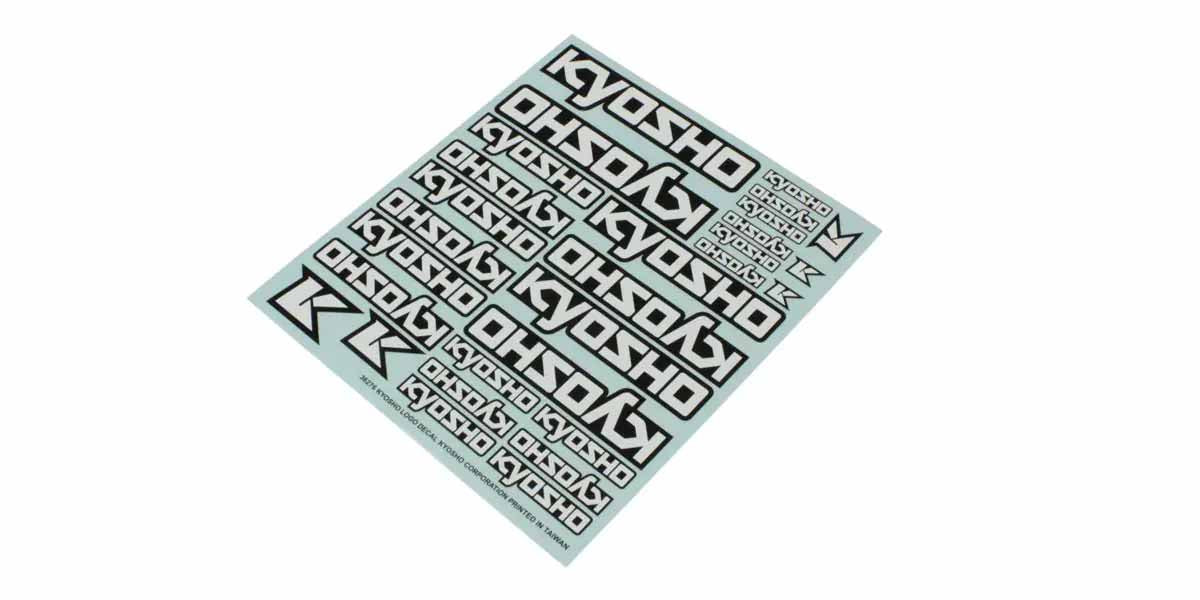 Kyosho - Logo Decal Sheet (235x210mm) - K.36276B STICKERS