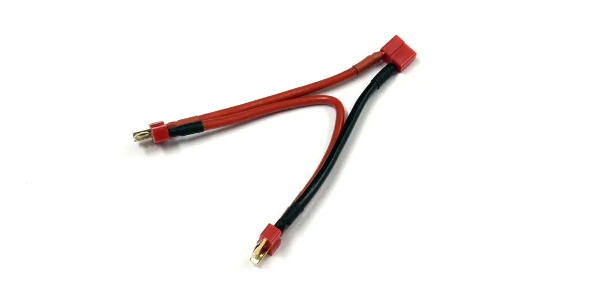 Kyosho - Battery Connector Set Y for doube Battery (2xMale Deans) - K.82244-01Z ACCESSORIES