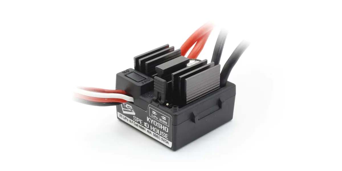 Kyosho - Speed House Brush ESC 40A (KA040-71W) - K.82252 HOBBY CONTROLER