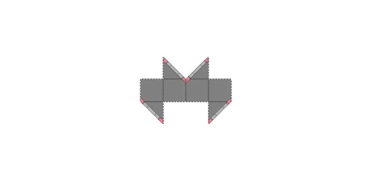 Kyosho - Mini-Z Grand Prix Circuit50 Corner Set 45 Degre (12pcs) - K.87053-03B