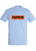 Kyosho - T-Shirt Spring 24 Sky Blue/Orange - S - K.88252-S TEAMWEAR