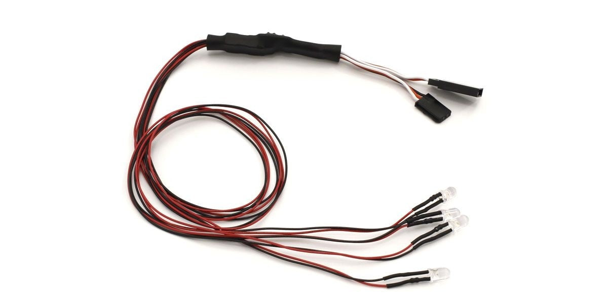 Kyosho - LED Light Unit (Diam=5/L=400/Clear/4 Bulbs) - K.97054-4C ACCESSORIES