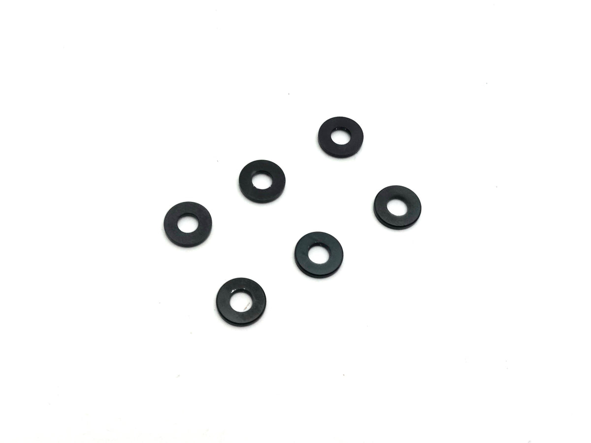 Kyosho - Black Anodized Washer 3x7x1mm. (6) - K.97059-01BK