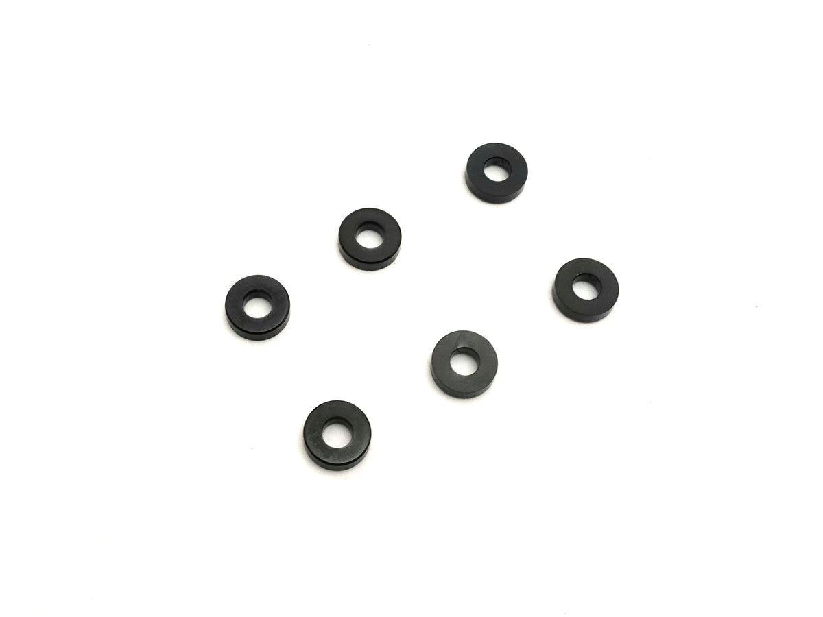 Kyosho - Black Anodized Washer 3x7x2mm. (6) - K.97059-02BK