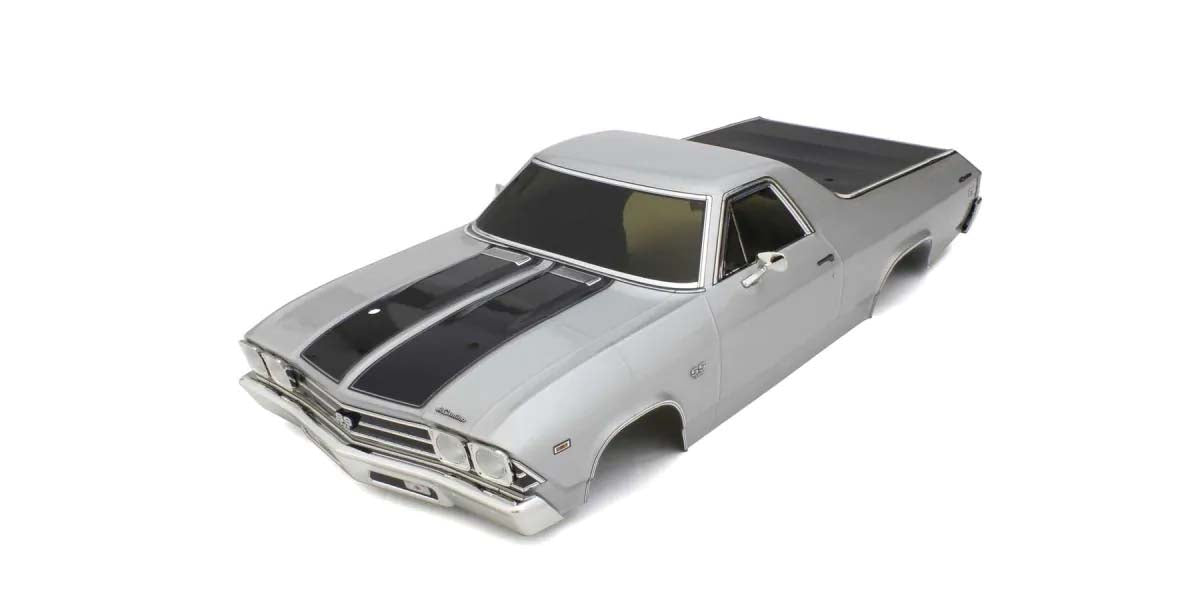 Kyosho - Fazer FZ02 1:10 Chevy El Camino SS396 Body Set - Silver - K.FAB705SL BODYSHELL & DECO