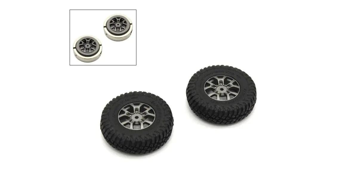 Kyosho - Suzuki Jimny Mini-Z 4X4 MX01 Pre-Glued Tires (2 - Heavy Weight - K.MXTH002HWB MINI-Z 4x4