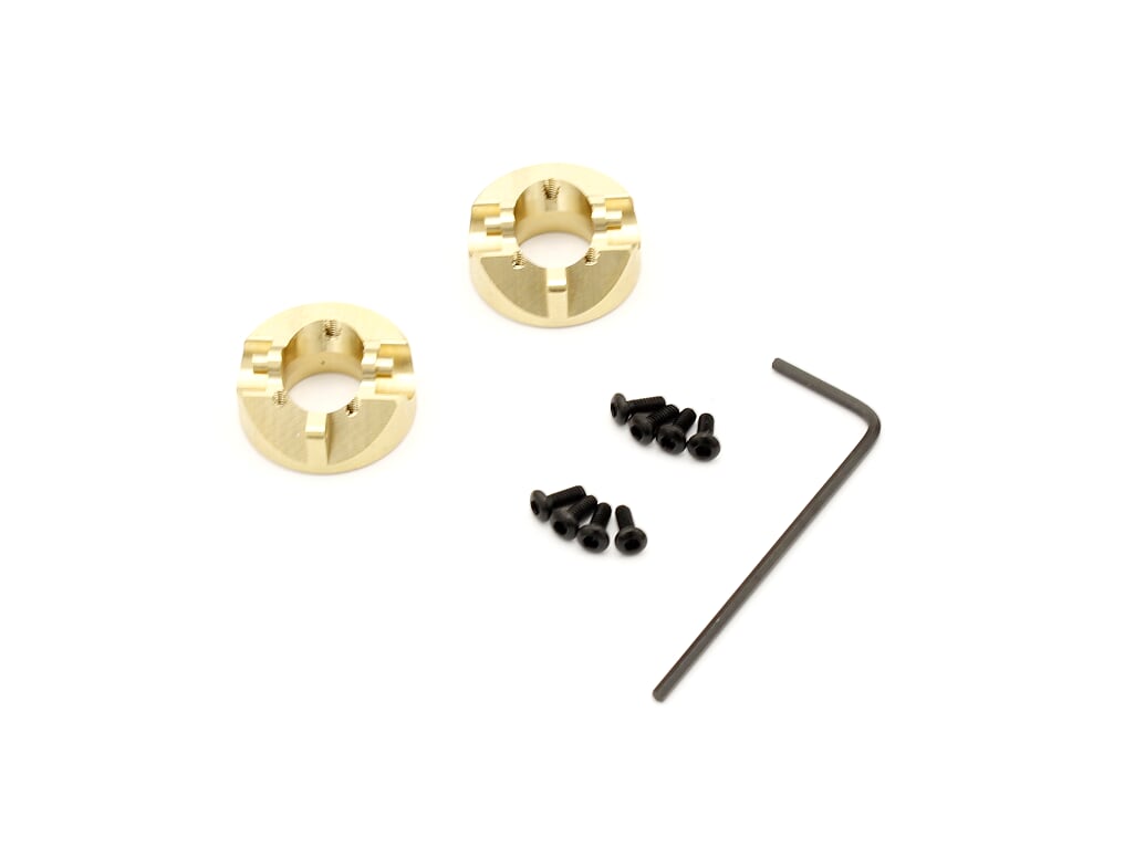 Kyosho - Brass Front Hub Mini-Z 4X4 MX01 (2) - K.MXW005 MINI-Z 4x4