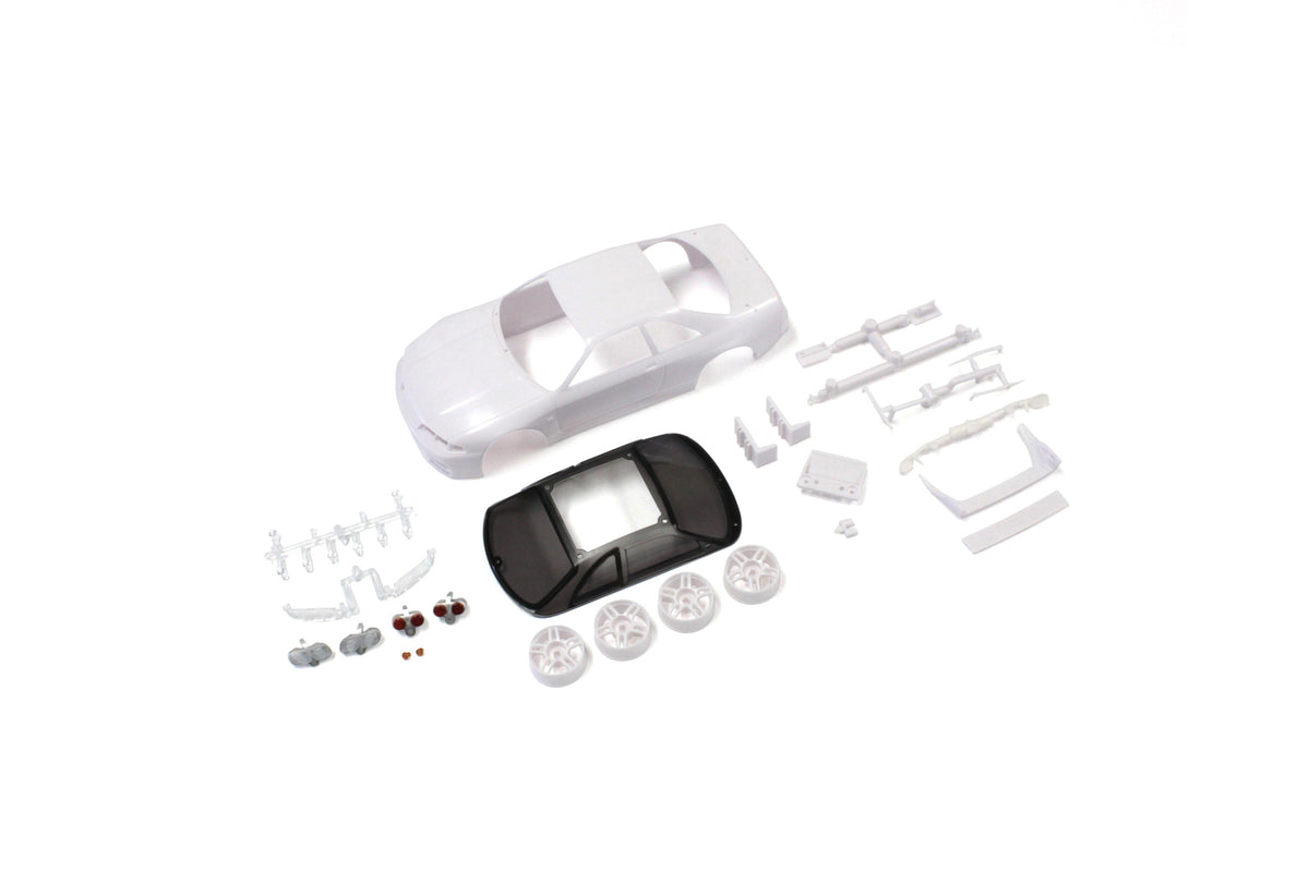 Kyosho - Bodyshell Nissan Skyline R33 Mini-Z + 4WD Rims (White Body) - K.MZN182 MINI R/C AUTOSCALE & BODYSHEL