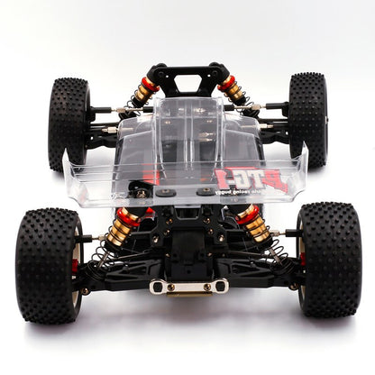 LC Racing – LC-PTG1-HRD – 1/10 scale 4wd entry level buggy – assembled rolling chassis (Red version) (Alloy Chassis, Carbon Fibre Towers, Shaft Driven Fully Adjustable Race Car) - Rolling Chassis Only - Needs all electrics to complete