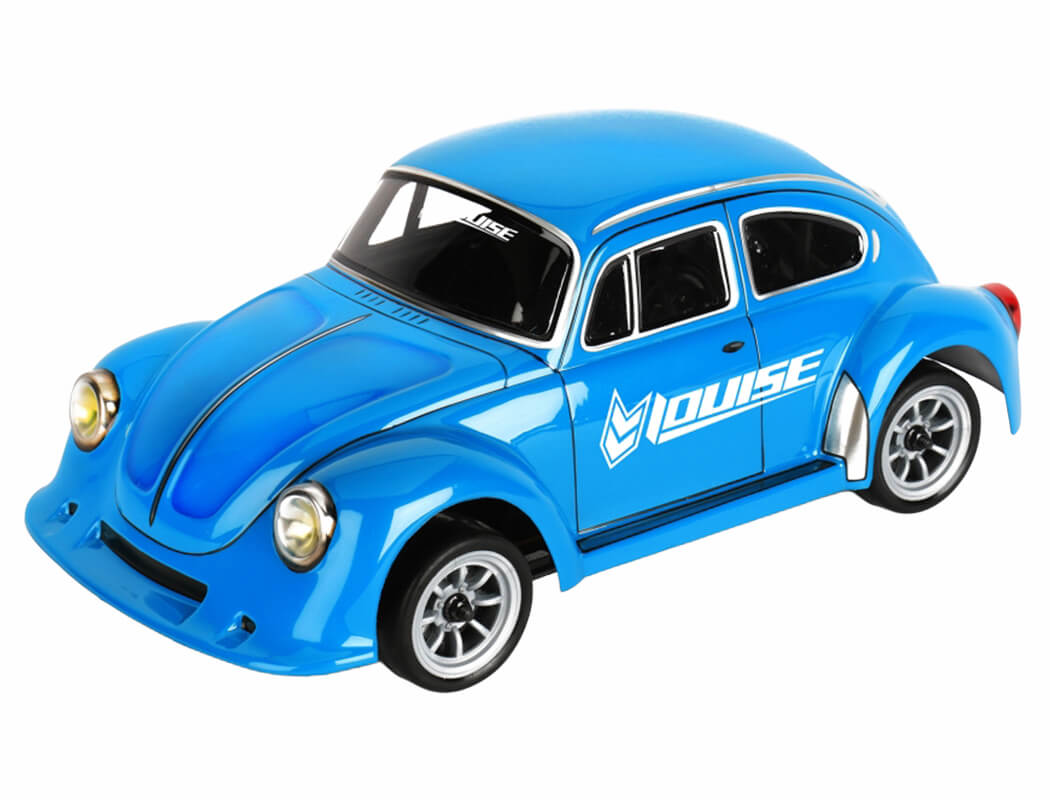 Louise RC - M-Chassis (210mm) VW MK1 Beetle Body Set in Clear Lexan - For 1/10 Tamiya MTC (W-170mm x Wheelbase-210mmmm) M03, M05, MB01, LMX (LNBA803)
