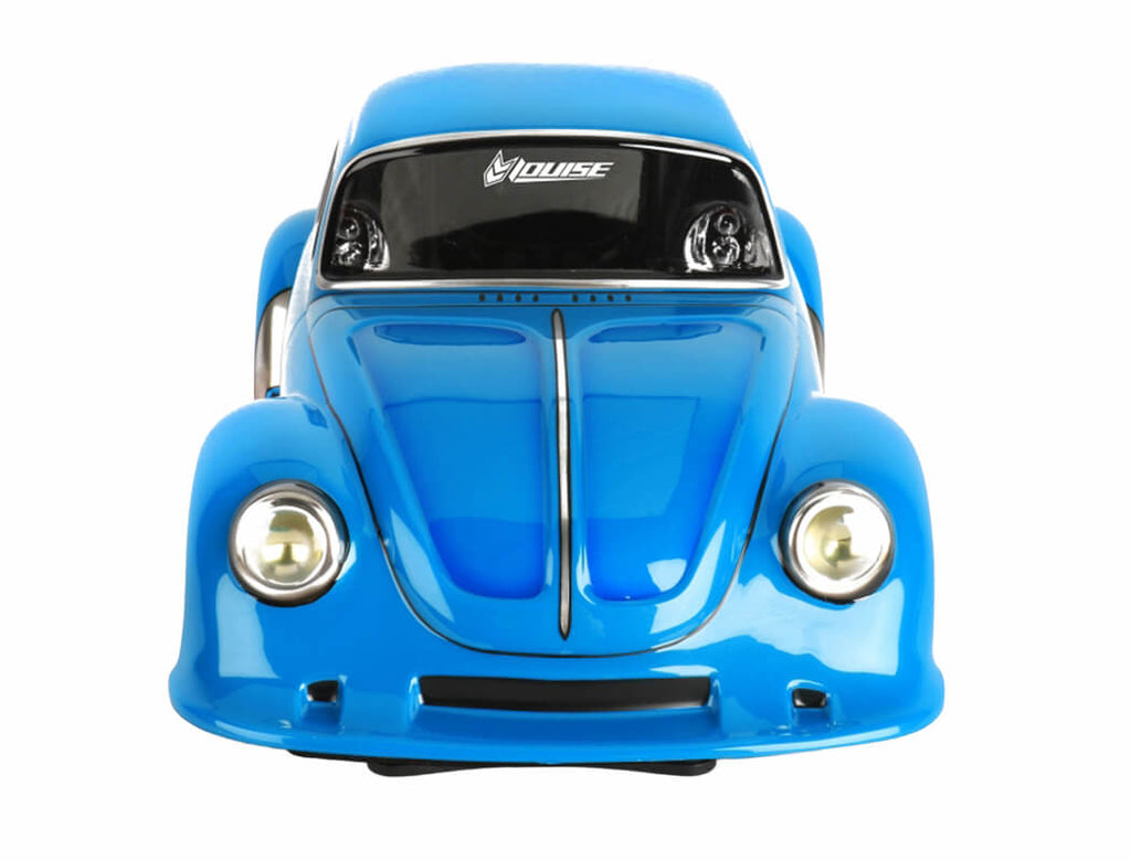 Louise RC - M-Chassis (210mm) VW MK1 Beetle Body Set in Clear Lexan - For 1/10 Tamiya MTC (W-170mm x Wheelbase-210mmmm) M03, M05, MB01, LMX (LNBA803)