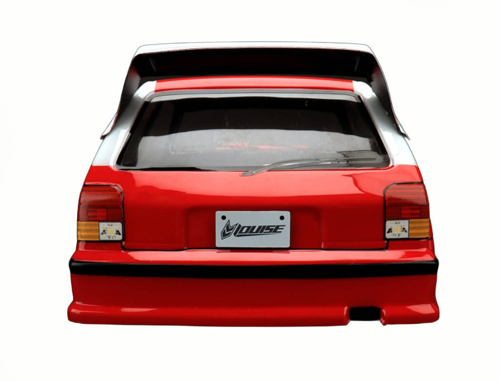 Louise RC - M-Chassis (225mm) Toyota Starlet Body Set in Clear Lexan - For 1/10 Tamiya MTC (W-170mm x Wheelbase-225mmmm) M03, M05, MB01, LMX (LNBA812)