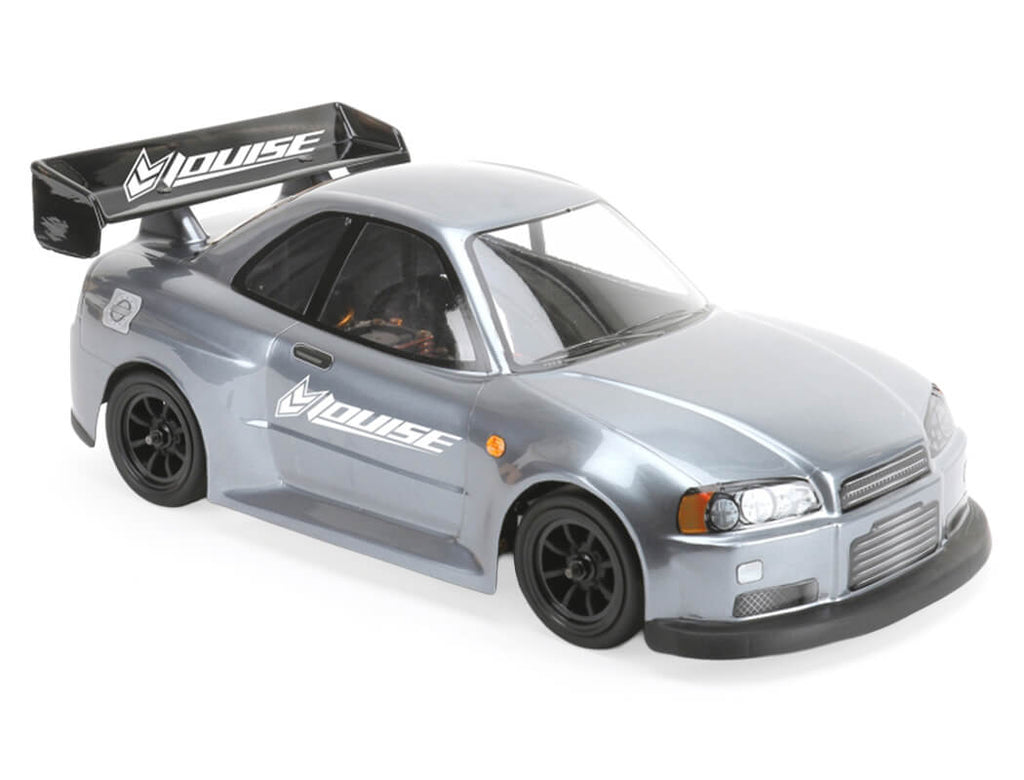 Louise RC - M-Chassis (210mm) Nissan Skyline R34 Body Set in Clear Lexan - For 1/10 Tamiya MTC (W-170mm x Wheelbase-210mmmm) M03, M05, MB01, LMX (LNBA813)