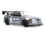 Louise RC - M-Chassis (210mm) Nissan Skyline R34 Body Set in Clear Lexan - For 1/10 Tamiya MTC (W-170mm x Wheelbase-210mmmm) M03, M05, MB01, LMX (LNBA813)
