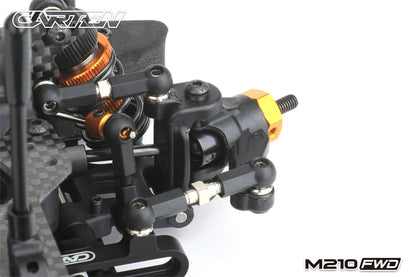 (PRE-ORDER) Carten - M210F (R PLUS) FWD 1/10 Racing Grade Carbon Fibre M-CHASSIS (225mm Mini wheelbase) KIT Form (R & Plus Parts Fitted) - (Requires all electrics, & body etc)