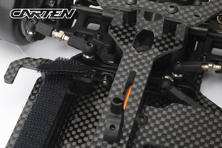 Carten - M210R 1/10 Racing Grade Carbon Fibre M-CHASSIS (210mm Mini wheelbase) KIT Form - (Requires all electrics, & body etc)