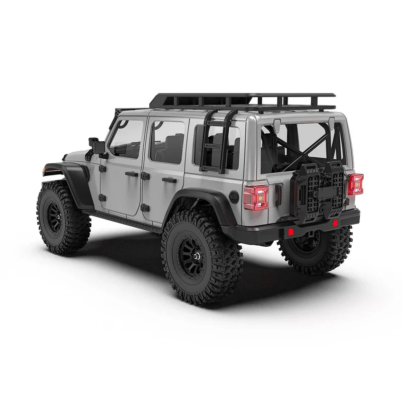 Rlaarlo - MK-07 V2 Brushless 1/7 Scale RC Rock Crawler Truck - Grey Edition - MK07Z-BS-V2-Grey