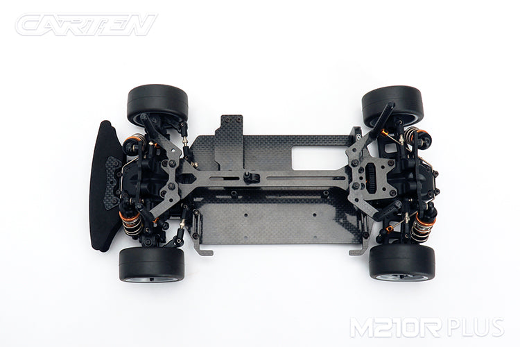 Carten - M210R PLUS 1/10 Racing Grade Carbon Fibre M-CHASSIS (210mm Mini wheelbase) KIT Form (Fully Loaded Version) - (Requires all electrics, & body etc)