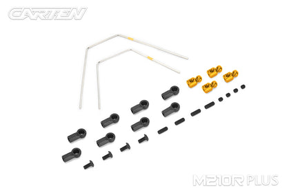 Carten - M210R PLUS 1/10 Racing Grade Carbon Fibre M-CHASSIS (210mm Mini wheelbase) KIT Form (Fully Loaded Version) - (Requires all electrics, & body etc)