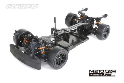 (PRE-ORDER) Carten - M210F (R PLUS) FWD 1/10 Racing Grade Carbon Fibre M-CHASSIS (225mm Mini wheelbase) KIT Form (R & Plus Parts Fitted) - (Requires all electrics, & body etc)