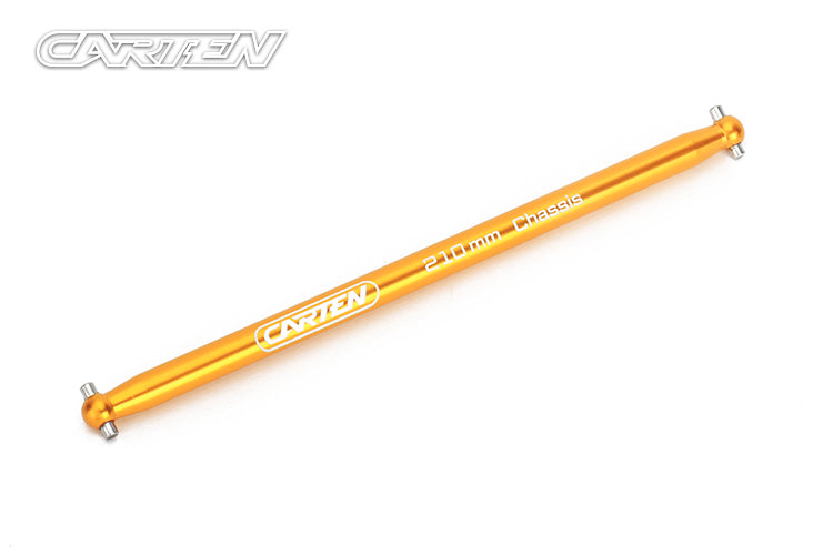 LOUISE / Carten - M210 / LMX RC 210mm ALUMINIUM CENTER DRIVE SHAFT (GOLD) - NBA203