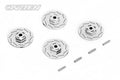 LOUISE / Carten -  Chrome Wheel Hex 12mm Discs - 5mm thick - NBA253