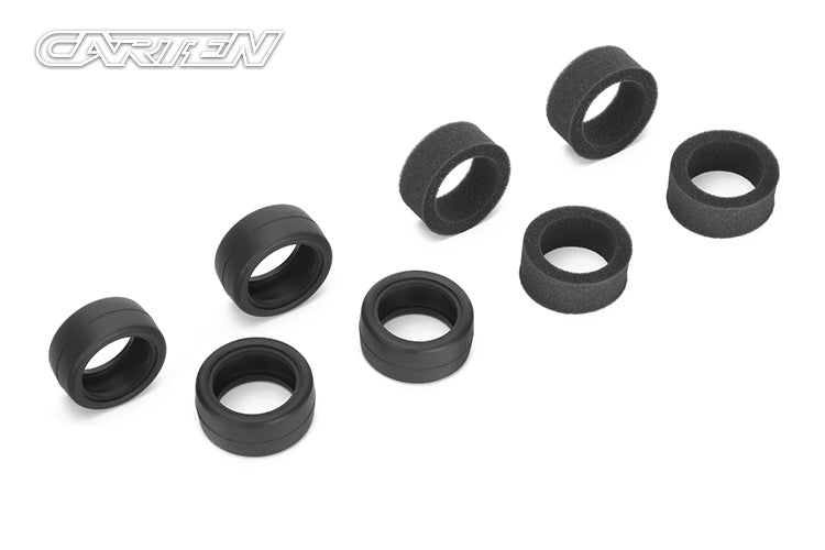 LOUISE / Carten - RC MTC & M-Chassis TIRES & FOAM INSERTS (4pcs) - NBA270