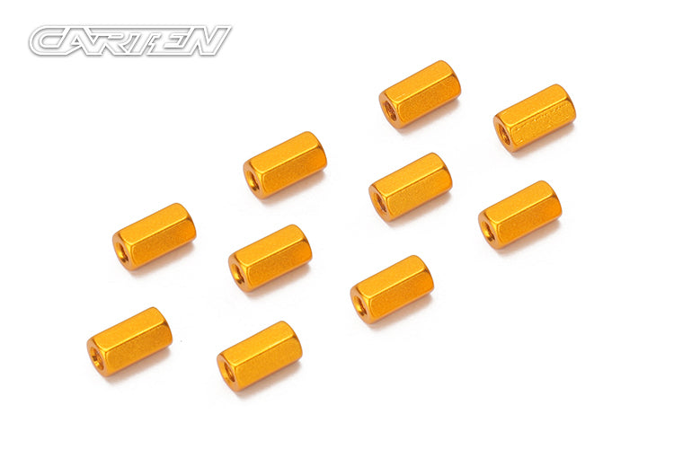 Carten / Louise - M210 / LMX MTC - (Hop-up) Alloy (Orange) Standoff 5.5x10mm Bars - for body & battery mounts - NBA318