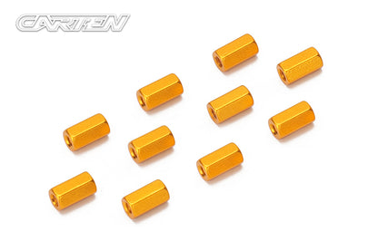 Carten / Louise - M210 / LMX MTC - (Hop-up) Alloy (Orange) Standoff 5.5x10mm Bars - for body & battery mounts - NBA318