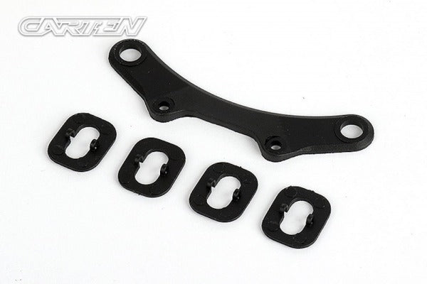 Carten / LOUISE - M210 MTC - (Hop-up Option) Bumper Top Plate And Body Post Spacer (Touring Car Body) NBA337