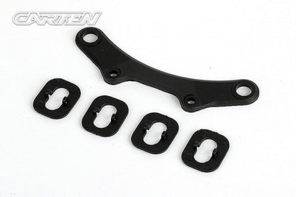 Carten / LOUISE - M210 MTC - (Hop-up Option) Bumper Top Plate And Body Post Spacer (Touring Car Body) NBA337