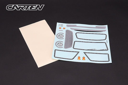 Carten - (210mm) Mini Pick up Clean Body Set in Clear Lexan - For 1/10 MTC & M-Chassis (W-170mm x Wheelbase-210mm) NBA806