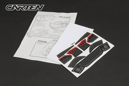 PRE-ORDER - EURO TRUCK Body Shell - FITS MTC M-Chassis size (210MM Wheel Base / 160mm Wide) - Clear with Masking