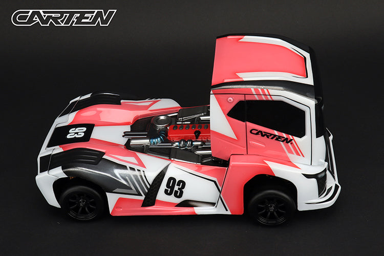 Clear & Cut - EURO TRUCK Body Shell - FITS MTC M-Chassis size (210MM Wheel Base / 160mm Wide) - Clear with Masking (Copy)
