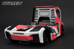 Louise RC - EURO TRUCK Body Shell - FITS MTC M-Chassis size (210MM Wheel Base / 160mm Wide) - Clear with Masking (LNBA809) Fits, LMX, M210, MB01, M05, M06, M0