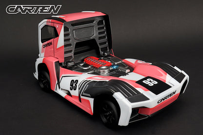 PRE-ORDER - EURO TRUCK Body Shell - FITS MTC M-Chassis size (210MM Wheel Base / 160mm Wide) - Clear with Masking