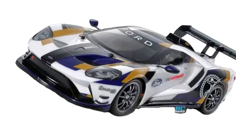 TAMIYA 51664 - 1/10 RC FORD GT MKII Body Shell 190mm wide / 257mm Standard Wheelbase - With Stickers, Masking and Body Parts