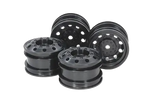 TAMIYA 54741 - TT01E RC 1/14 EURO TRUCK WHEELS F&R (BLACK) (2Pcs Each)