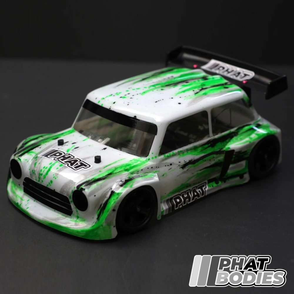PHAT BODIES - 1/12 MAD (M.A.D) for MINI GT12 Kamtec / Mardave / Mini Assassin & Batt Cave JOK3R (CLEAR BODY) (160mm wide by 175mm wheelbase)