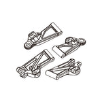 PD Racing TK16 & TR16 Spares - Rear arm set - PD303-010