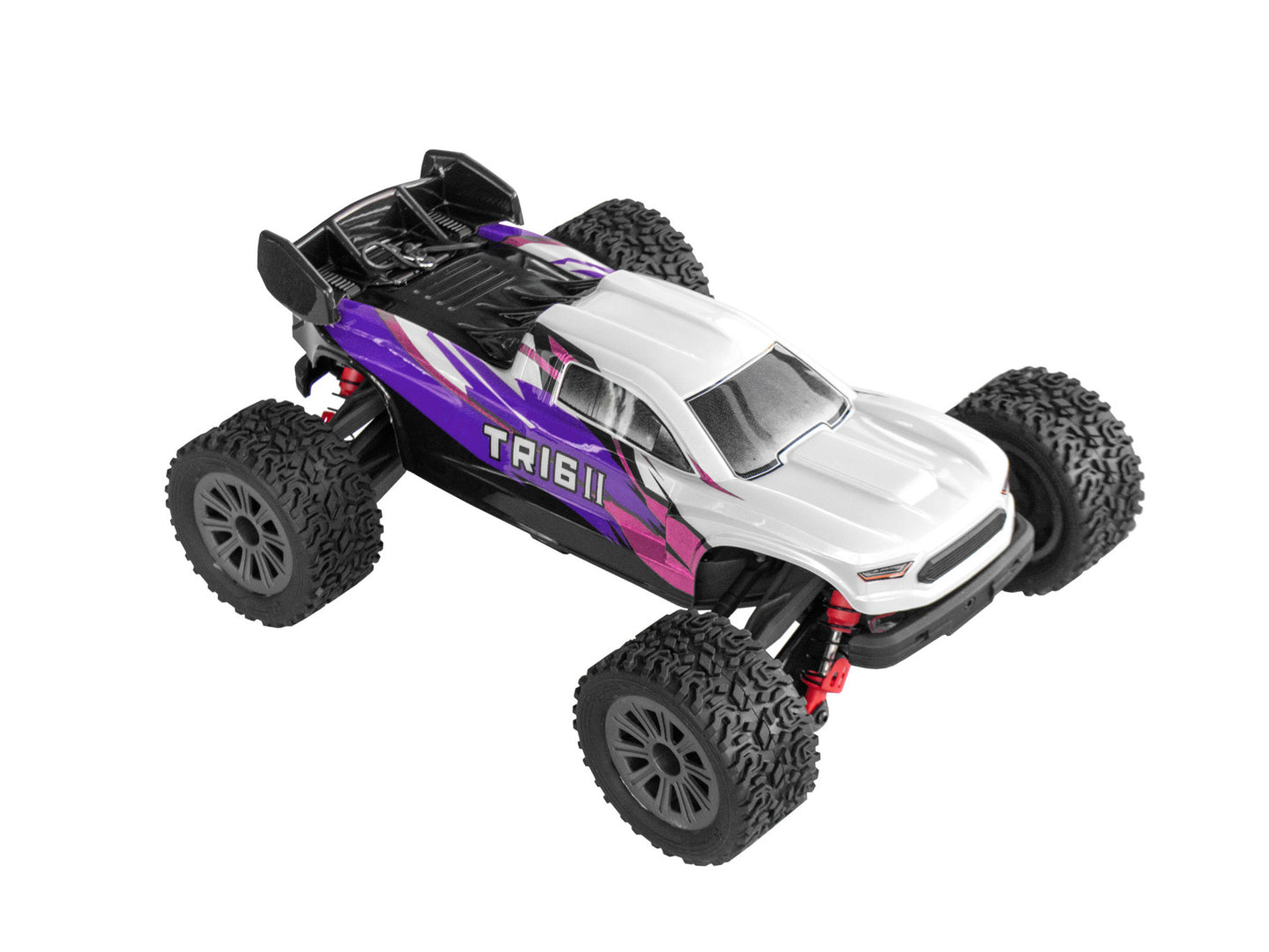 PD RACING - TR16 II Brushed Purple Truggy 1/16 SCALE READY TO RUN WITH 2S LIPO (30mph) - PD304T-P