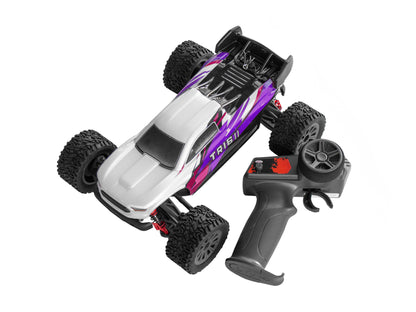PD RACING - TR16 II Brushed Purple Truggy 1/16 SCALE READY TO RUN WITH 2S LIPO (30mph) - PD304T-P