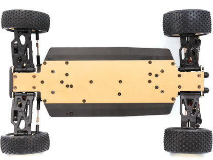 LC Racing – LC-PTG1-HRD – 1/10 scale 4wd entry level buggy – assembled rolling chassis (Red version) (Alloy Chassis, Carbon Fibre Towers, Shaft Driven Fully Adjustable Race Car) - Rolling Chassis Only - Needs all electrics to complete