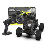 Rlaarlo - Omni Terminator (Carbon Spec) Brushless Micro 1/10 Scale Truck V2 RTR - Black - With 3S LiPo & USB Charger (1/12 Size but with 1/10 Electrics) (Free Upgrade/Spares Package Included)