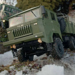 Rlaarlo - HongYan HY6 6x6 Brushless Military RC 1/10 Rock Crawler Truck - Green Edition - HY6-D-BS-Green
