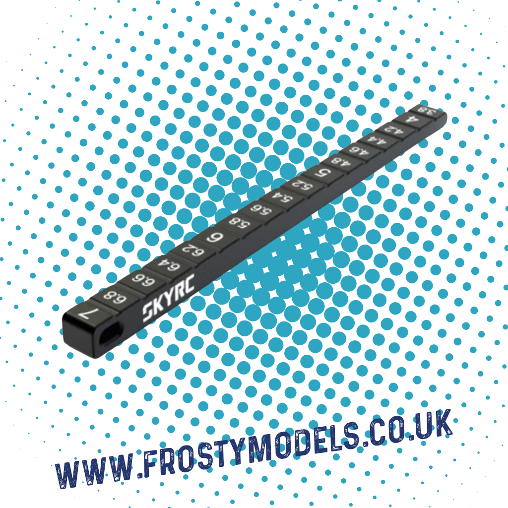 SKY RC - 1/10 CAR CHASSIS RIDE HEIGHT GAUGE 3.8-7.0MM SETUP TOOL (BLACK) SK-600069-19