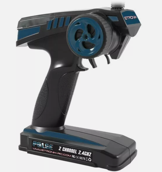 ETRONIX PULSE GFSK EX2 SPORT 2.4GHZ WHEEL 2CH RADIO SYSTEM & RECEIVER ET1060
