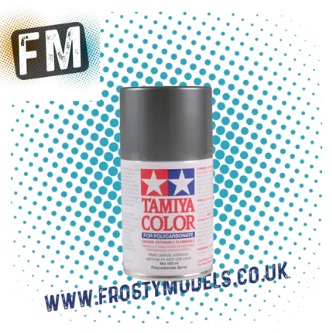 Tamiya - PS63 BRIGHT GUN METAL LEXAN SPRAY PAINT FOR RC CAR BODIES