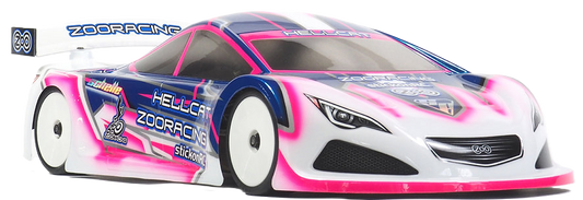 ZooRacing - Hellcat - 1/10 RC Touring Car Body - 0.7mm std - ZR-0006-07 (Fits most 1/10 Cars such as a Tamiya TT01E)