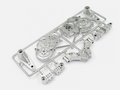 Tamiya - 9006987 Chrome Painted E Parts for 59695 Wild One Blockhead RC Car Hop Up